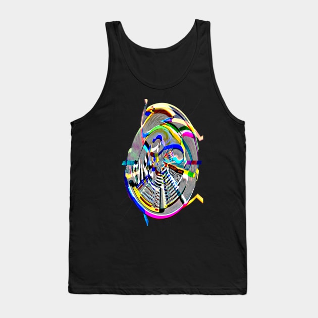 The Organist Digital II Cut Tank Top by Lavott4Art